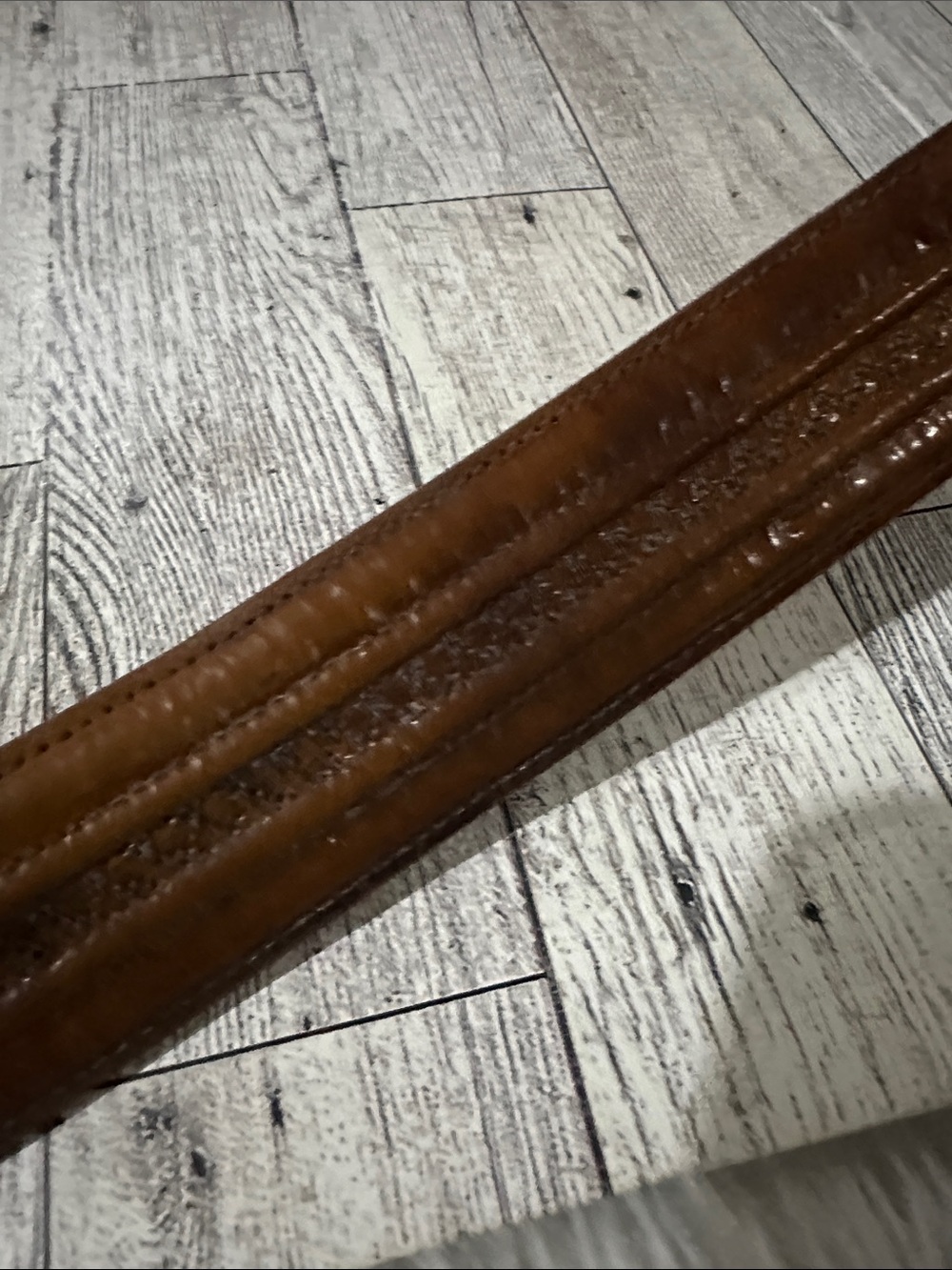 Dolce & Gabbana Brown Leather Belt with Embellished Gold Buckle - Picture 3 of 13